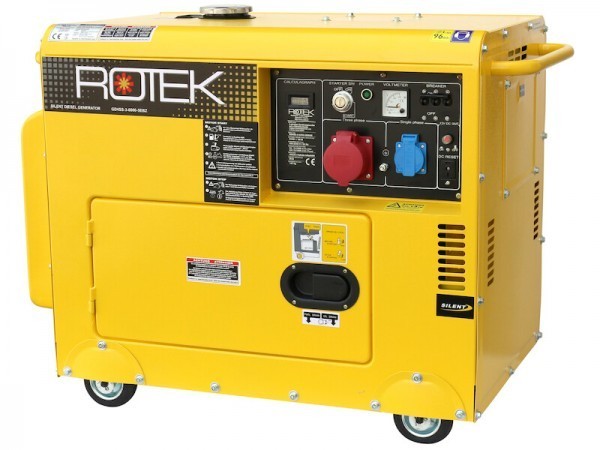 ROTEK - Stromerzeuger GD4SS-3-06000-5EBWZ, 4,1 kW, 400V 50Hz, 3-phasig, Diesel