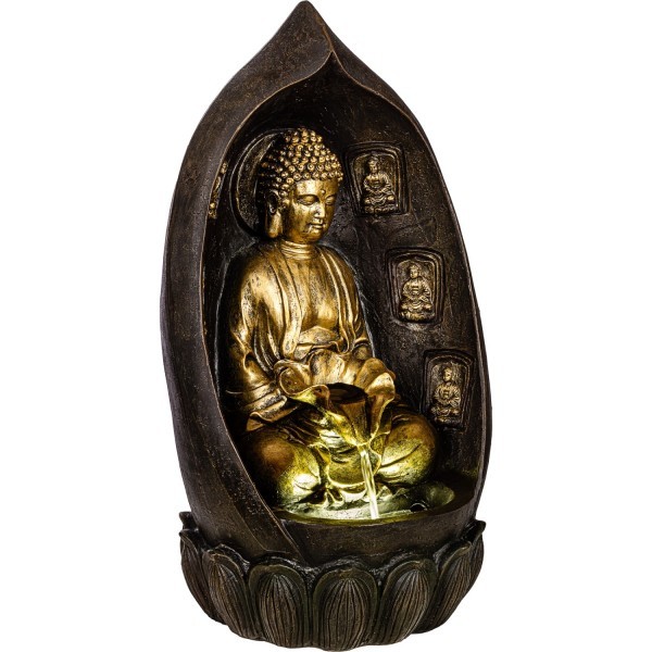 STILISTA® - Gartenbrunnen Buddha 35x29x64 cm