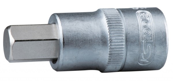KS Tools - 1 Zoll Bit-Stecknuss Innensechskant, kurz, 17 mm