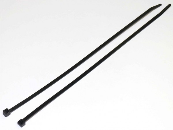 Rotek - Kabelbinder KB-290x4,8-HQ-BK, 100 Stk., Farbe: Schwarz, UV-beständig