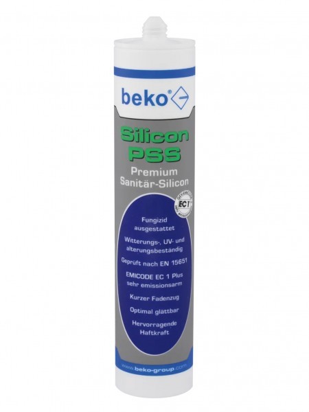 beko - Silicon PSS Premium-Sanitär-Silicon manhatten, 20 Stück