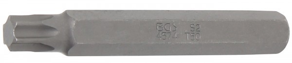 BGS - Bit Länge 75 mm Antrieb Außensechskant 10 mm (3/8') T-Profil (für Torx) T50