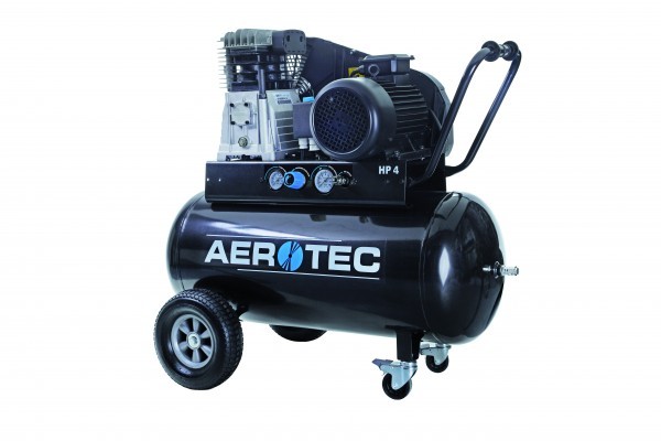 Fahrbarer Kolbenkompressor, 375 L/Min, 400 Volt, ölgeschmiert, 600-90 TECH - Aerotec
