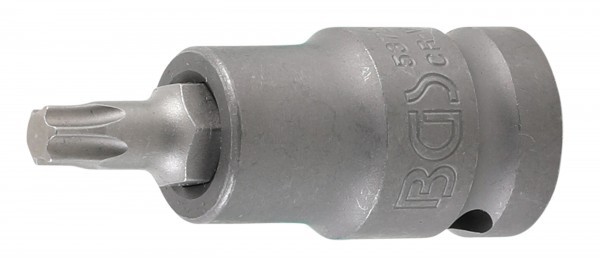 BGS - Kraft-Bit-Einsatz Antrieb Innenvierkant 12,5 mm (1/2') T-Profil (für Torx) T40