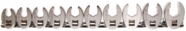 BGS - Hahnenfußschlüssel-Satz Antrieb Innenvierkant 10 mm (3/8') SW 10 - 19 mm 10-tlg.