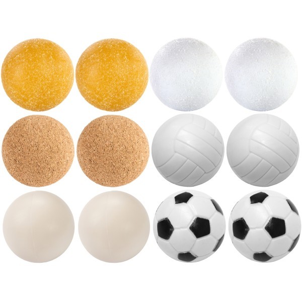 GAMES PLANET® - Tischfussball Kickerbälle, Ø 31mm - 12er Pack
