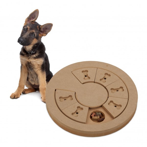 Relaxdays - Intelligenzspielzeug für Hunde, ,ca. 2,5 x 24,5 cm Hellbraun