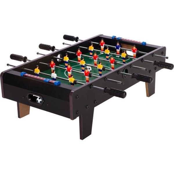 GAMES PLANET® - Mini Kicker CHELSEA 70x37x25cm, schwarz - Mini Kicker CHELSEA 70x37x25cm, schwarz