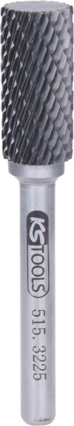 KS Tools - HM Zylinder-Frässtift Form A ohne Stirnverzahnung, 12mm