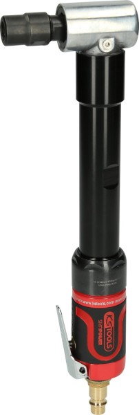 KS Tools - SlimPOWER Mini-Druckluft-Winkelstabschleifer, 18.000 U/min