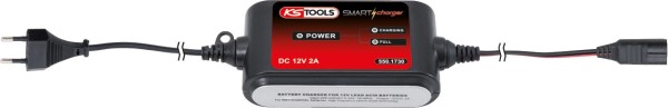 KS Tools - 12V SMARTcharger Hochfrequenz-Batterieladegerät 2A