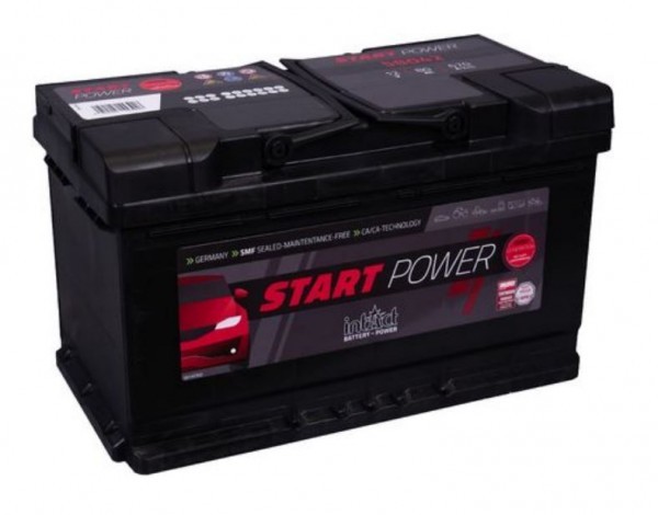 intAct Start-Power 58042GUG, Autobatterie 12V 80AH 670A