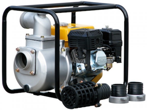 Rotek - Kreiselpumpe max.60m³/h mit Benzin-Verbrennungsmotor für Schmutz- und Reinwasser, WPG4-1000-25-5H