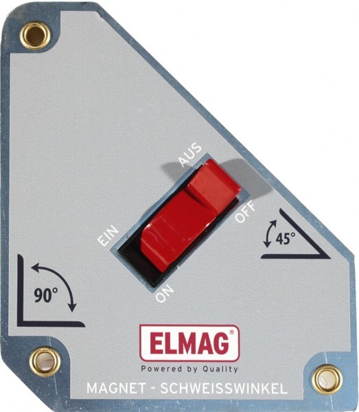 Elmag - Magnet-Schweisswinkel MSW, schaltbar für 45°/135, 90° Schweißungen, 152x130x35mm