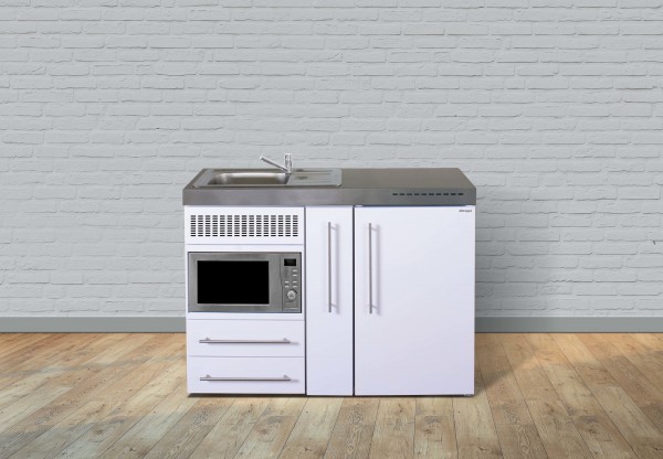 Miniküche Premiumline MPM 120 A - Mit Kühlschrank & Mikrowelle