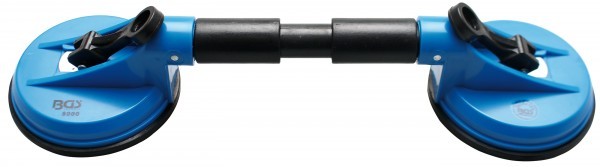 BGS - Gummi-Doppelsauger ABS mit flexiblen Köpfen Ø 120 mm 390 mm