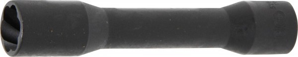 BGS - Spiral-Profil-Steckschlüssel-Einsatz / Schraubenausdreher, tief SW 19 mm, 12,5 mm (1/2') Antrieb Innenvierkant