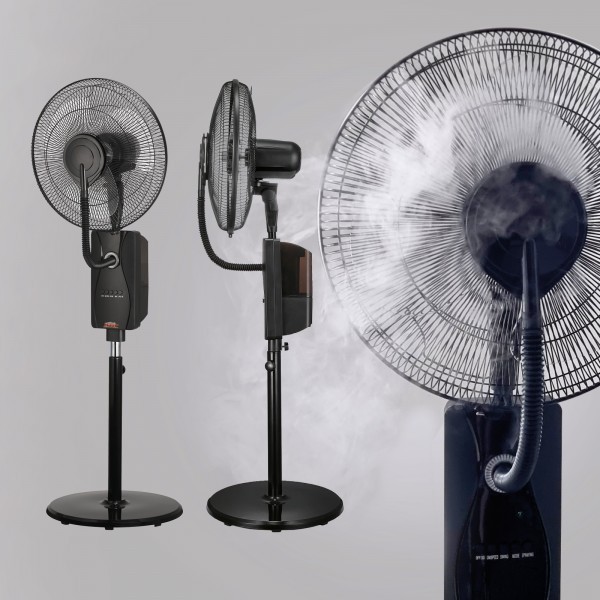 MAUK 16' Ventilator mit Sprüh - Nebel - Kühlung 80W 1,2L Überhit