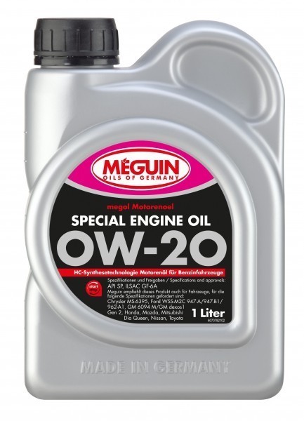 Meguin - megol Special Engine Oil SAE 0W-20, 6x1 Liter