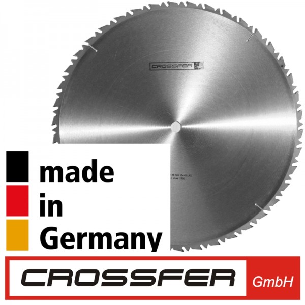 Crossfer - HOCHLEISTUNGS HM-SÄGEBLATT HOLZ-GROBSCHNITT 700 MM Ø x 4,2mm,  Bohrung 30mm, 42 Zähne