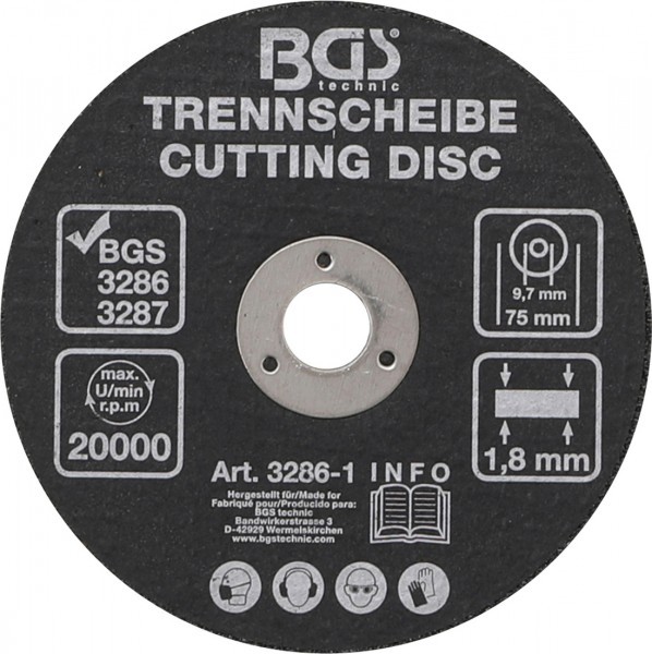 BGS - Trennscheibe Ø 75 x 1,8 x 9,7 mm