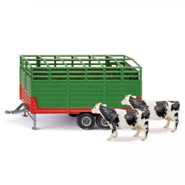SIKU Kinder Spielzeug Viehanhänger Traktor Anhänger Landwirtschaft M1:32 / 2875