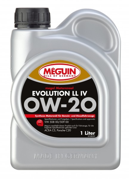Meguin - megol Motorenoel Evolution LL IV SAE 0W-20, 6x1 Liter