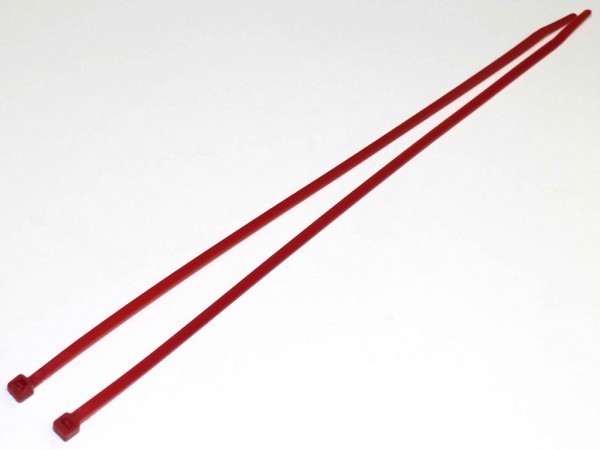 Rotek - Kabelbinder KB-290x4,8-HQC-RT 100 Stk., Farbe: Rot