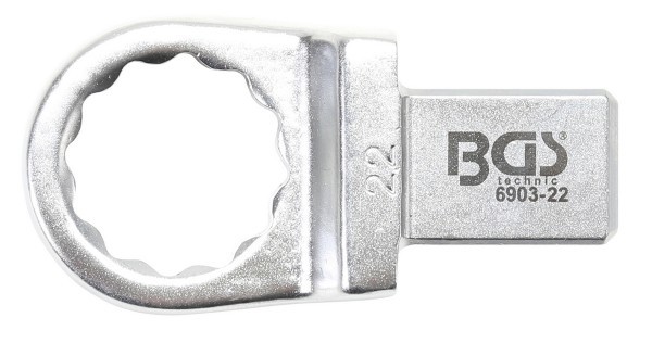 BGS - Einsteck-Ringschlüssel 22 mm Aufnahme 14 x 18