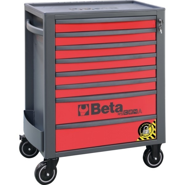BETA Werkzeugwagen 8 Schubladen Rot