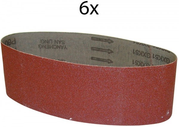 Güde - Schleifband 76x533 mm K60 6-tlg.