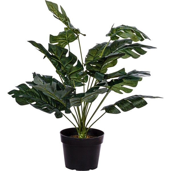 PLANTASIA® - Monstera Kunstpflanze, 60 cm, 18 Blätter®