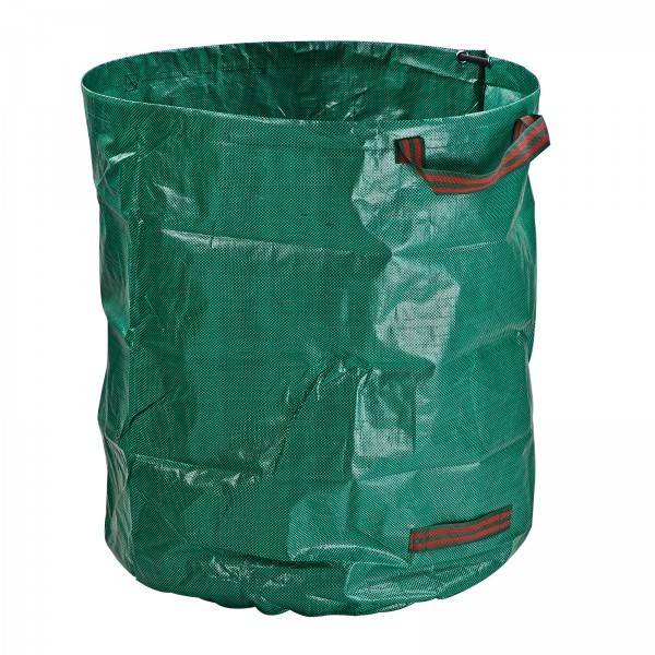 Gartentasche Gartenabfallsack Laubsack Grünschnitt Sack mit Tragegriff 272 Liter