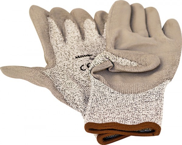 MAUK (12 Paar) Schnittschutz Handschuhe Grau "Cut Resistant Glov