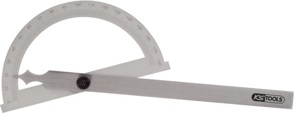 KS Tools - Winkelgradmesser mit offenen Bogen, 200mm