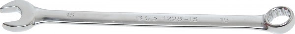 BGS - Maul-Ringschlüssel extra lang SW 15 mm