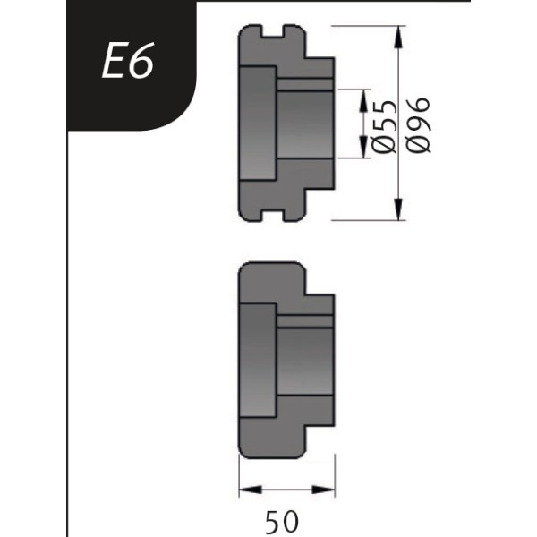 Stürmer - Metallkraft Biegerollensatz Typ E6, Ø 96 x 55 x 50 mm