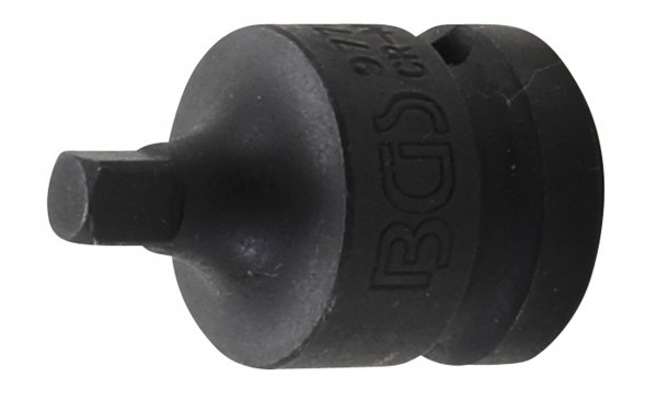 BGS - Kraft-Steckschlüssel-Adapter Innenvierkant 12,5 mm (1/2') - Außenvierkant 6,3 mm (1/4')