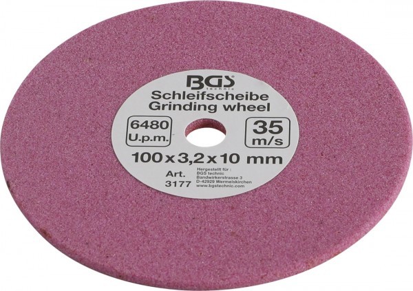 BGS - Schleifscheibe für Art. 3180 Ø 100 x 3,2 x 10 mm
