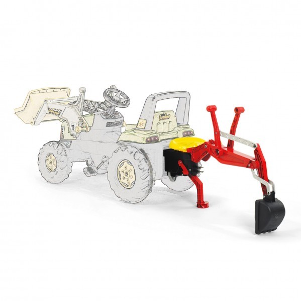 Rolly Toys Kinder Spielzeug Heckbagger Bagger Traktor Anbauheckbagger / 409327