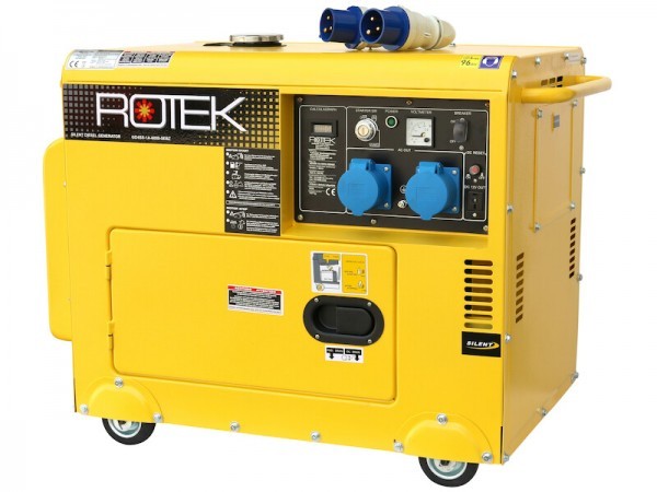 Rotek - Stromerzeuger GD4SS-1A-06000-5EBWZ, 4,1 kW, 230V 50Hz, 1-phasig, Diesel