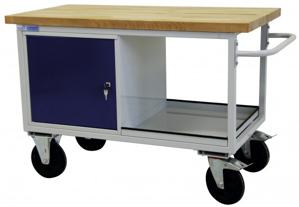 ADB - Tischwagen mit 1 Stahlblechschrank
