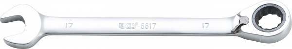 BGS - Ratschenring-Maulschlüssel umschaltbar SW 17 mm