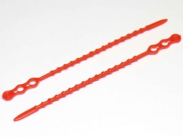 Rotek - Kabelbinder KB-BLITZ-120x3,5-HQ-RT, 200 Stk., Farbe: Rot