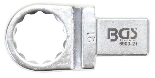 BGS - Einsteck-Ringschlüssel 21 mm Aufnahme 14 x 18