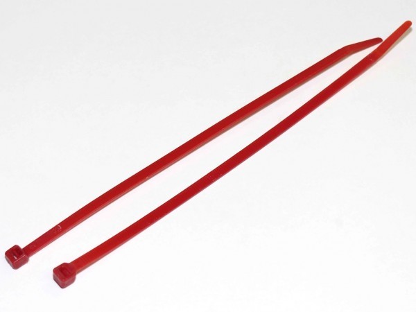 Rotek - Kabelbinder KB-200x4,8-HQC-RT 100 Stk., Farbe: Rot