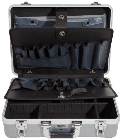 KS Tools - ABS Hartschalen-Werkzeugkoffer mit Aluminiumrahmen, 471x338x154mm