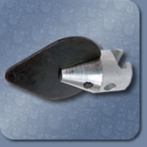 Blattbohrer / Blattbohrkopf 22/45 mm für Rohrreinigungsmaschinen.