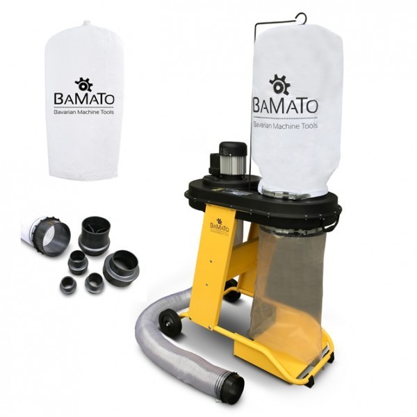 BAMATO - Absauganlage AB-550 inkl. Adapter Set und 2. Filtersack