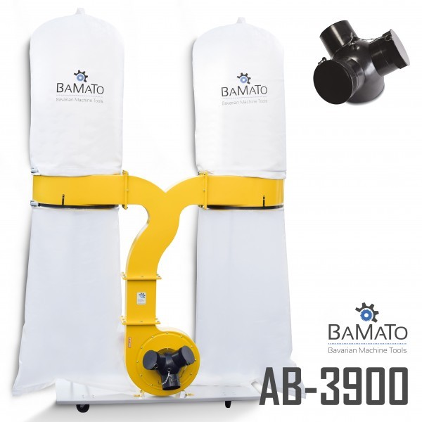 BAMATO - Absauganlage AB-3900 mit Y-Adapter (400V)
